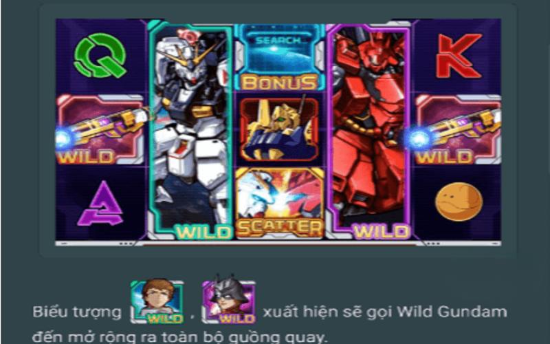 Tỷ lệ trả thưởng tại sảnh nổ hũ Đại chiến Gundam